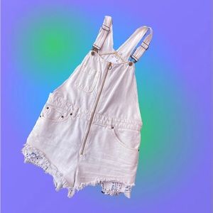 Free People Overall Shorts